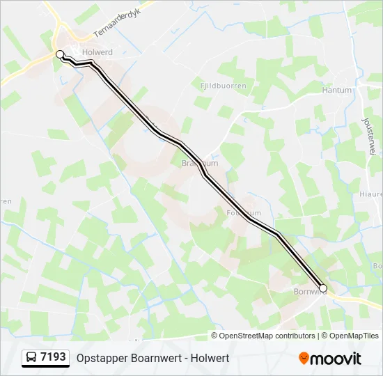 7193 Bus Line Map