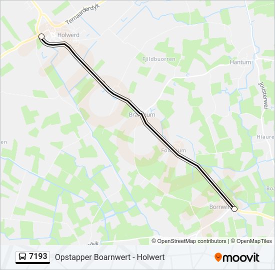 7193 Bus Line Map