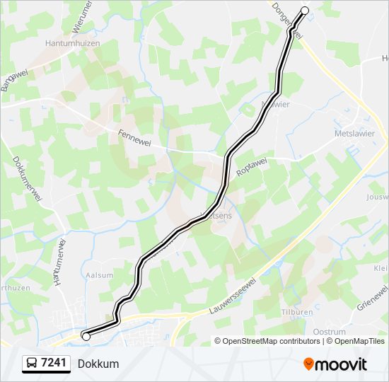 7241 Bus Line Map