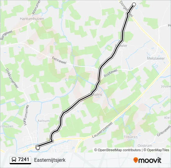 7241 Bus Line Map