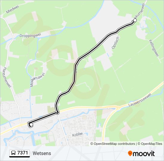 7371 Bus Line Map