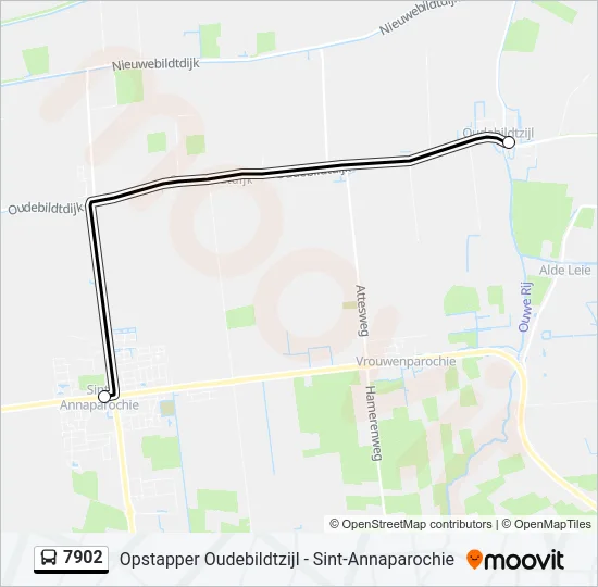 7902 Bus Line Map