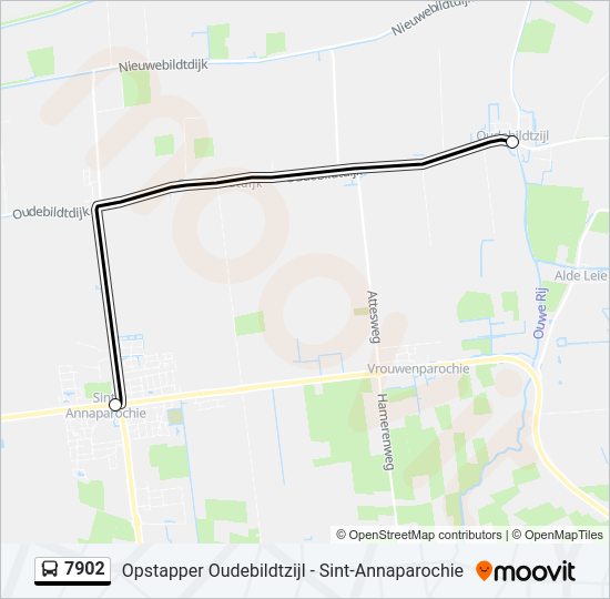7902 Bus Line Map