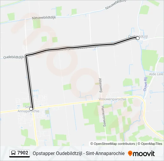 7902 Bus Line Map