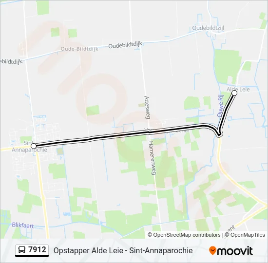7912 Bus Line Map