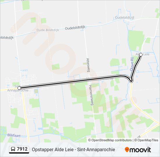 7912 Bus Line Map