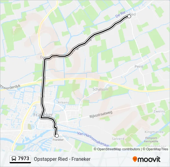 7973 Bus Line Map