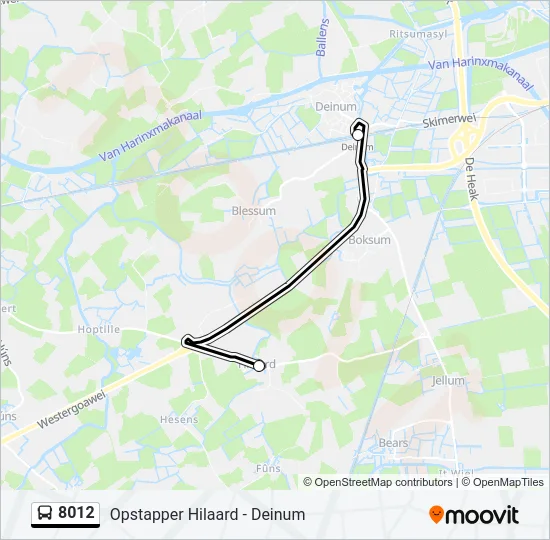 8012 Bus Line Map