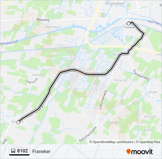8102 Bus Line Map