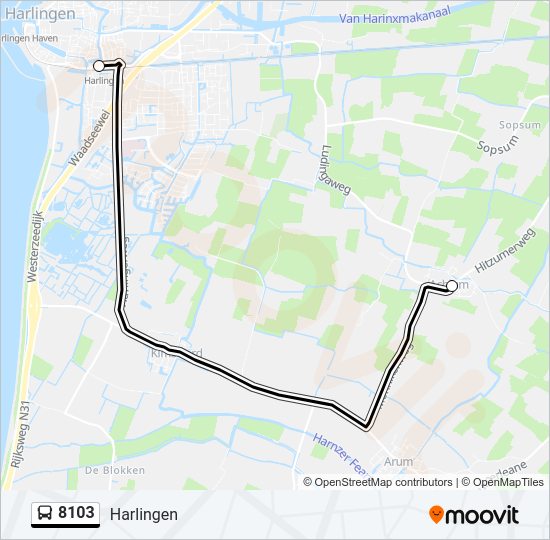 8103 Bus Line Map