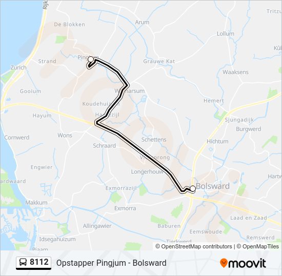 8112 Bus Line Map