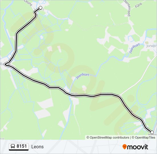 8151 Bus Line Map