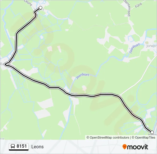 8151 Bus Line Map