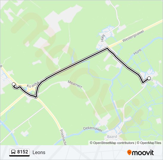 8152 Bus Line Map