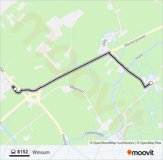 8152 Bus Line Map