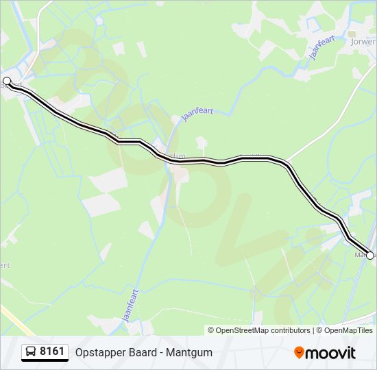 8161 Bus Line Map