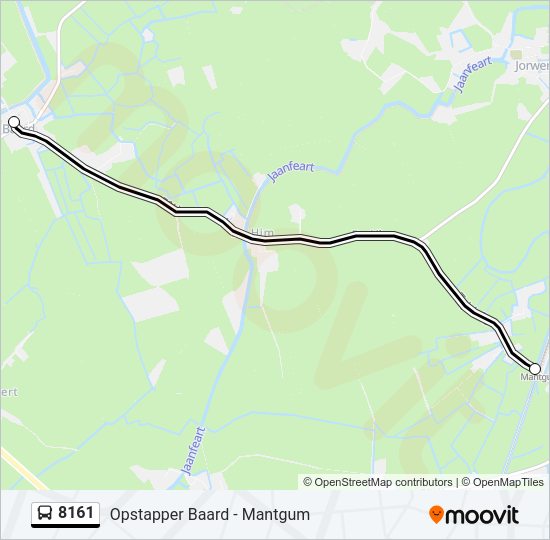 8161 Bus Line Map