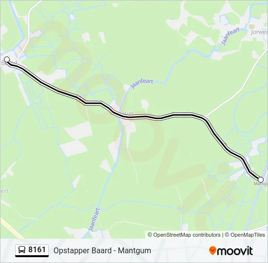 8161 Bus Line Map