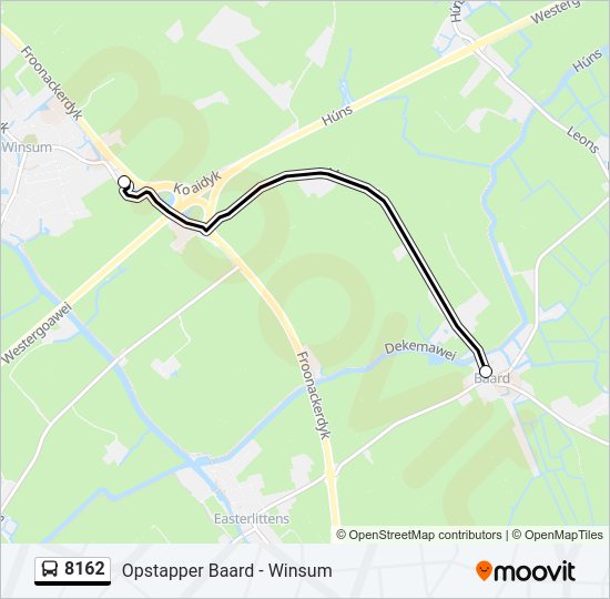 8162 Bus Line Map