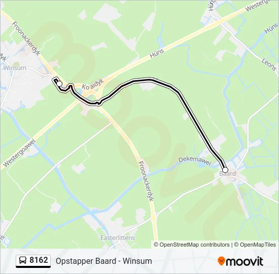 8162 Bus Line Map