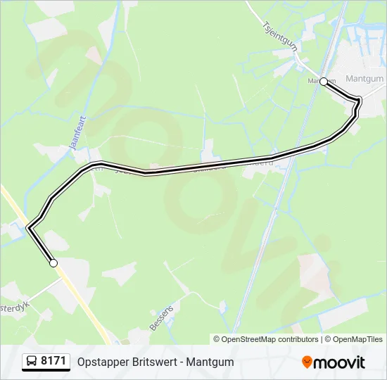 8171 Bus Line Map