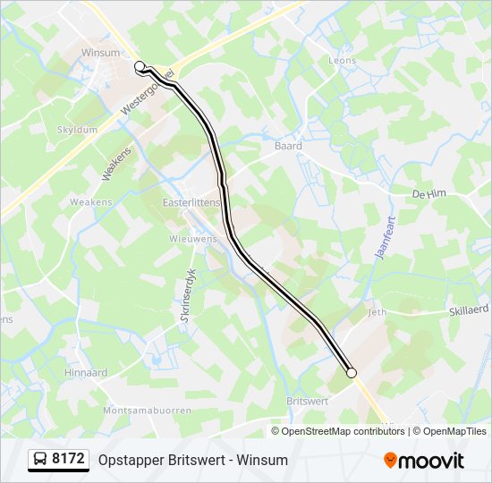8172 Bus Line Map