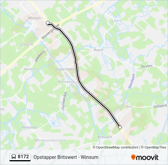 8172 Bus Line Map