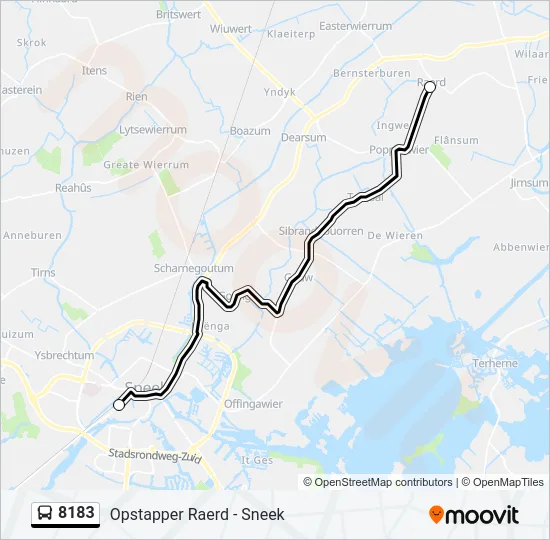 8183 Bus Line Map