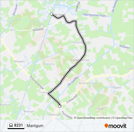 8231 Bus Line Map