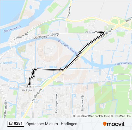 8281 Bus Line Map