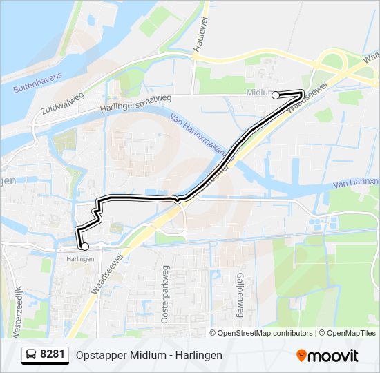 8281 Bus Line Map