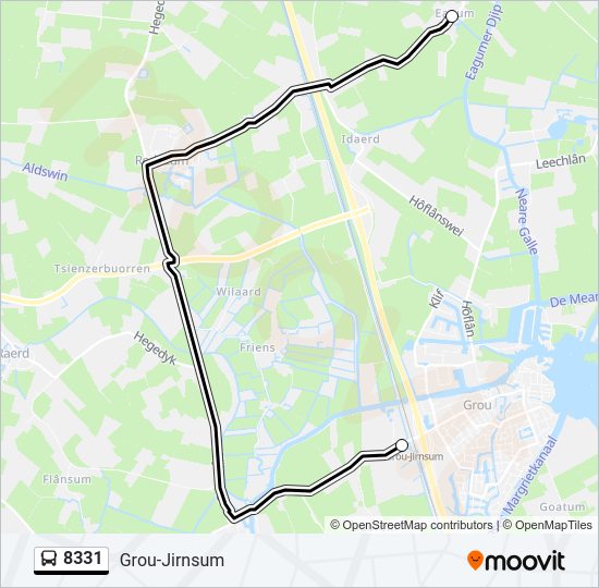8331 Bus Line Map