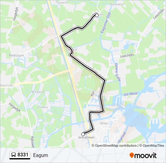 8331 Bus Line Map