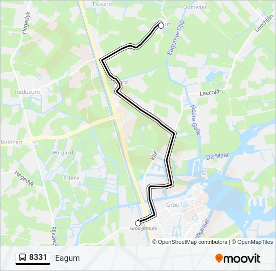 8331 Bus Line Map