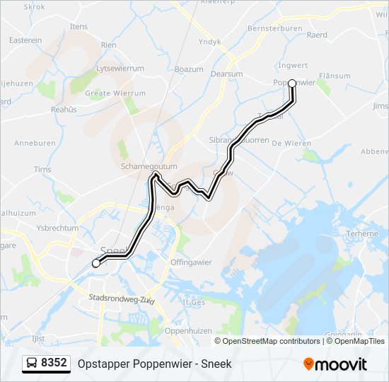 8352 Bus Line Map