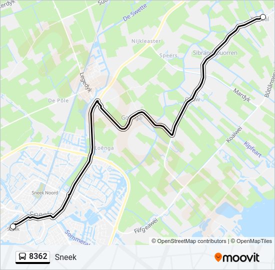 8362 Bus Line Map