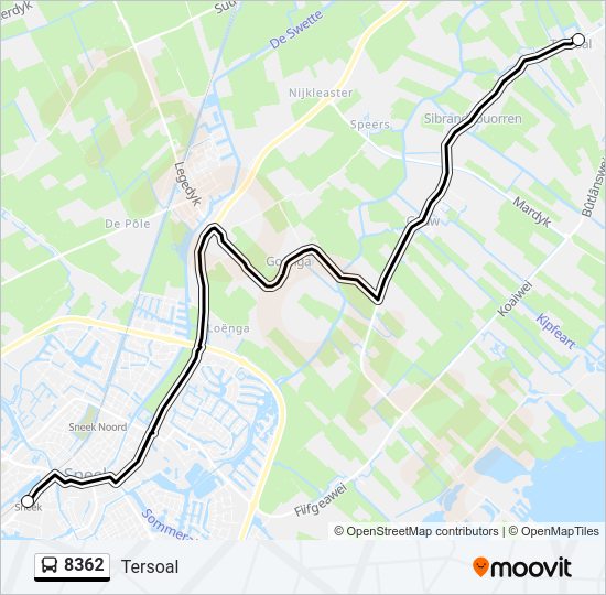 8362 Bus Line Map