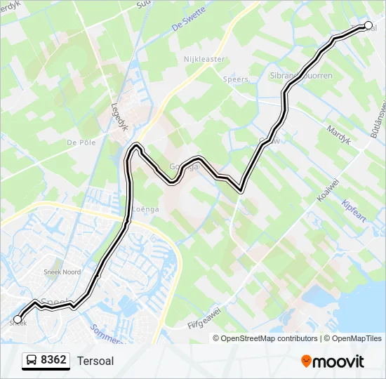 8362 Bus Line Map