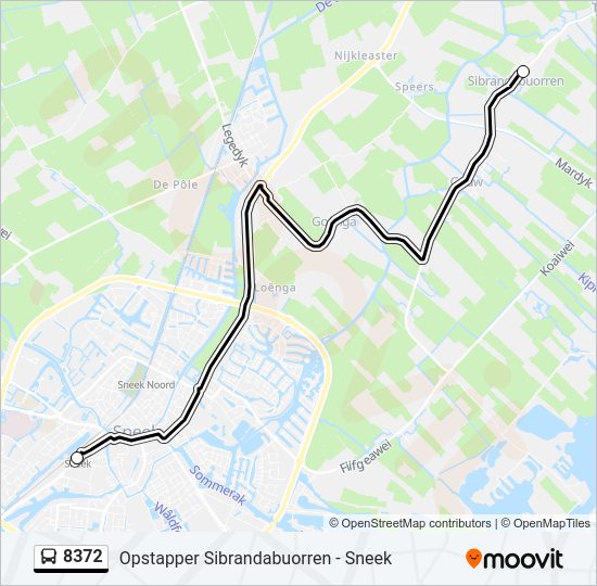 8372 Bus Line Map