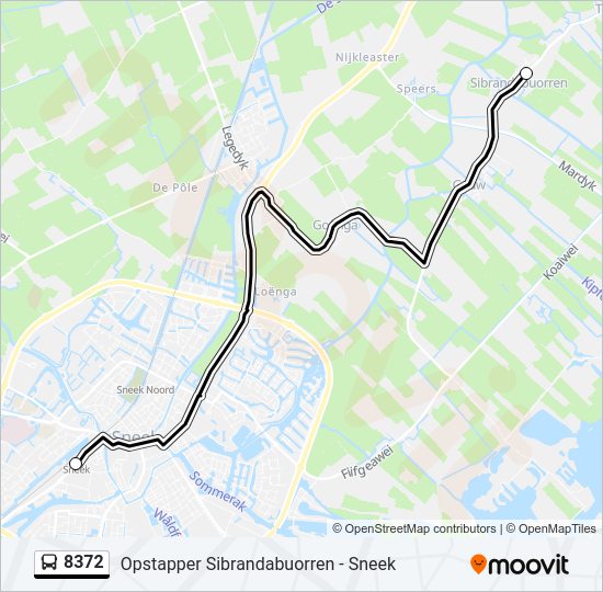 8372 Bus Line Map