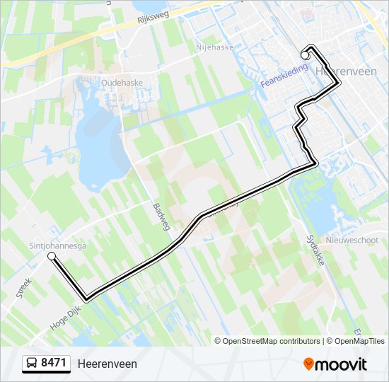 8471 Bus Line Map