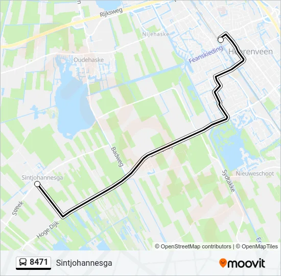 8471 Bus Line Map