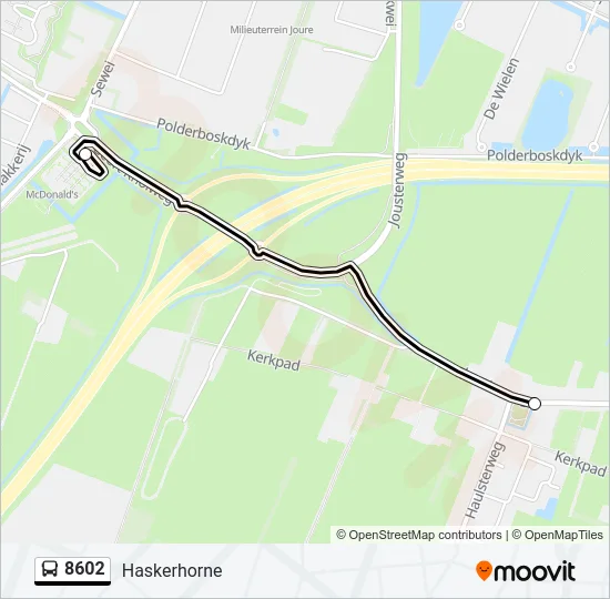 8602 Bus Line Map