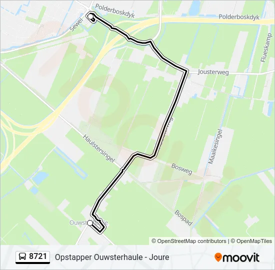 8721 Bus Line Map