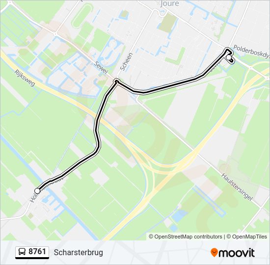 8761 Bus Line Map