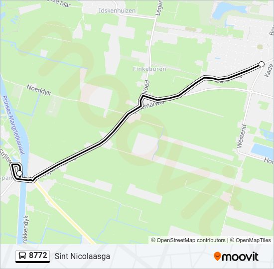 8772 Bus Line Map