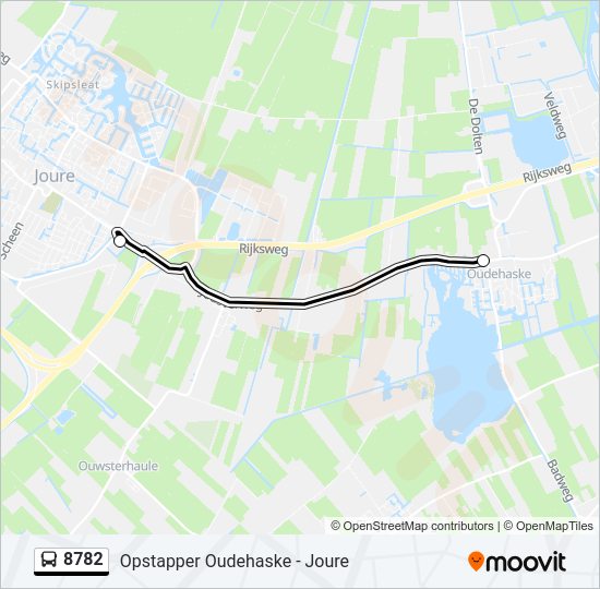 8782 Bus Line Map
