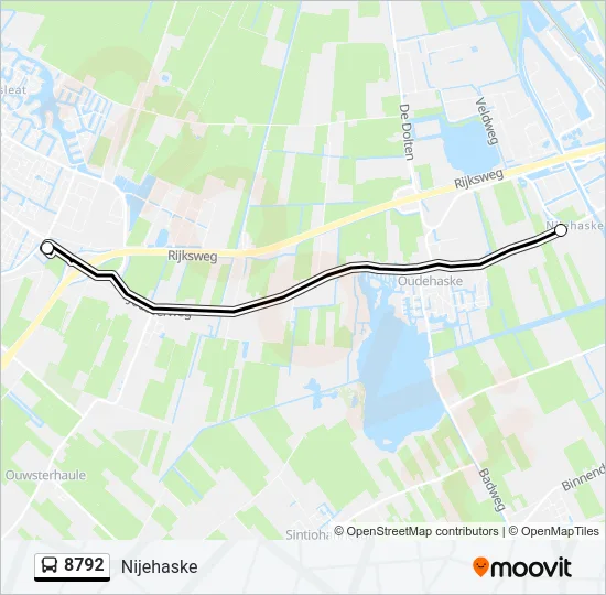 8792 Bus Line Map