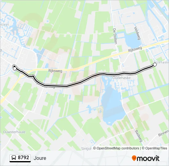 8792 Bus Line Map