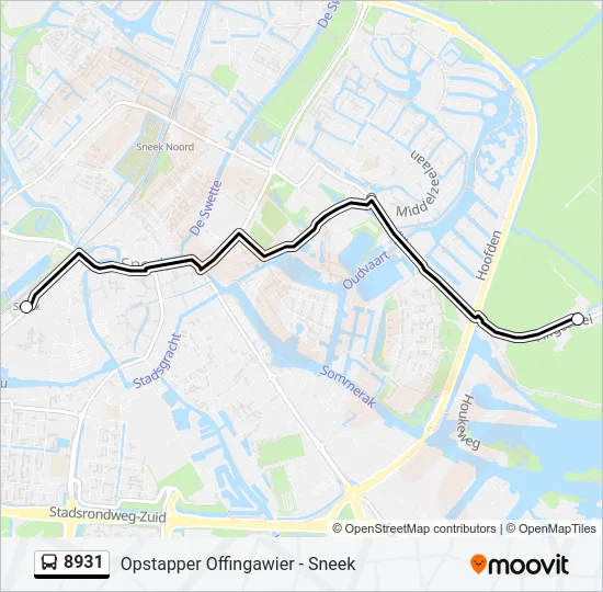 8931 Bus Line Map